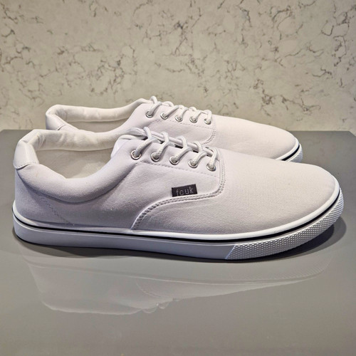 Fcuk men white canvas - men's,